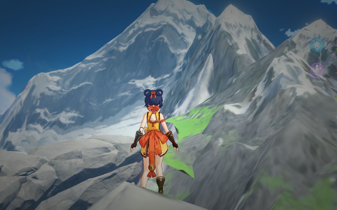 近距离看看龙脊雪山