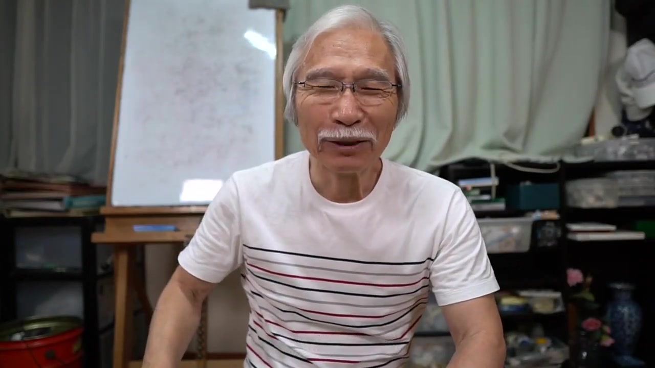 【水彩】柴崎爷爷的水彩课 初学者水彩绘画教程如何使用绘画工具 带