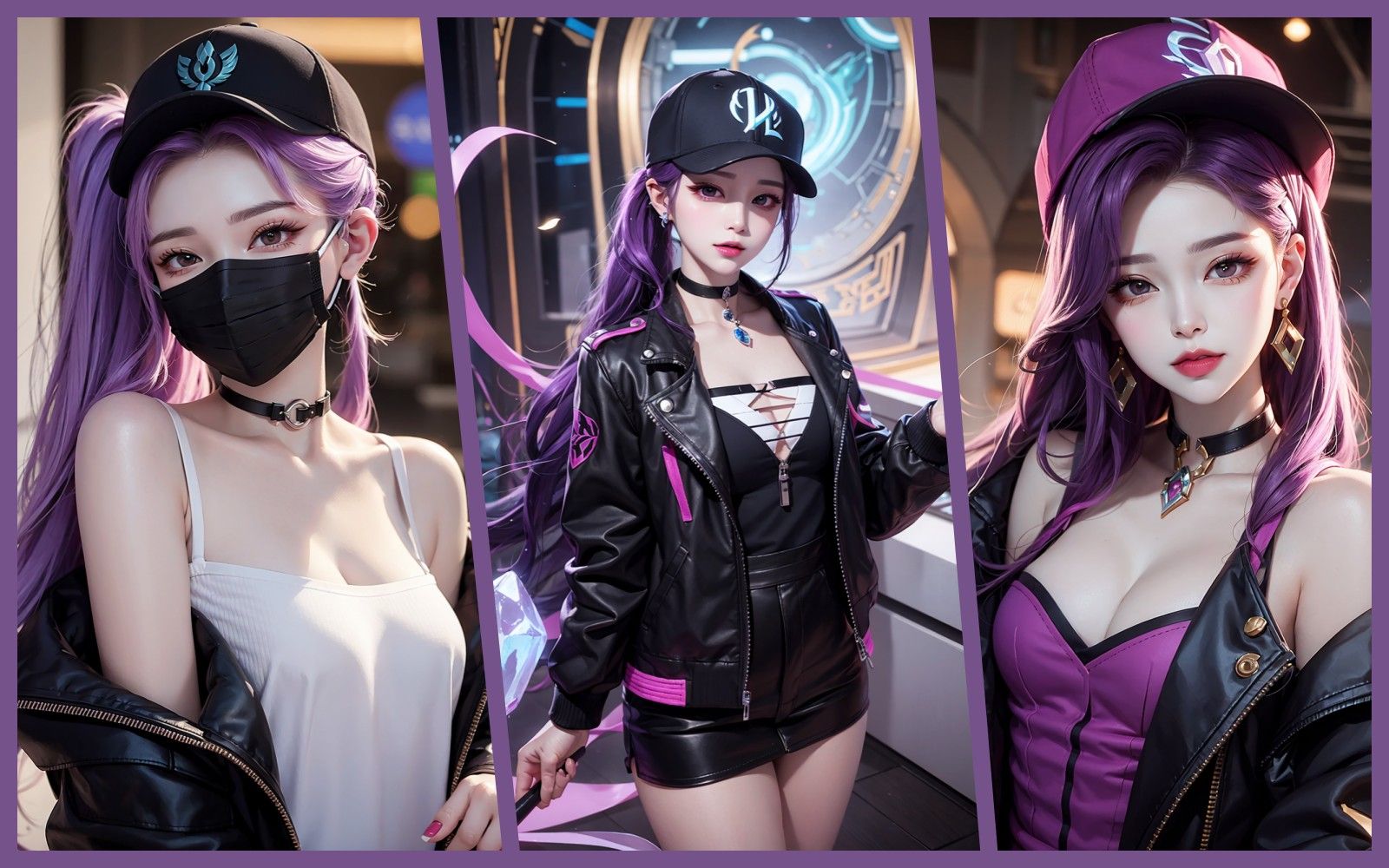 【羽佳 COS】K/DA Akali 阿卡丽电子竞技热门视频