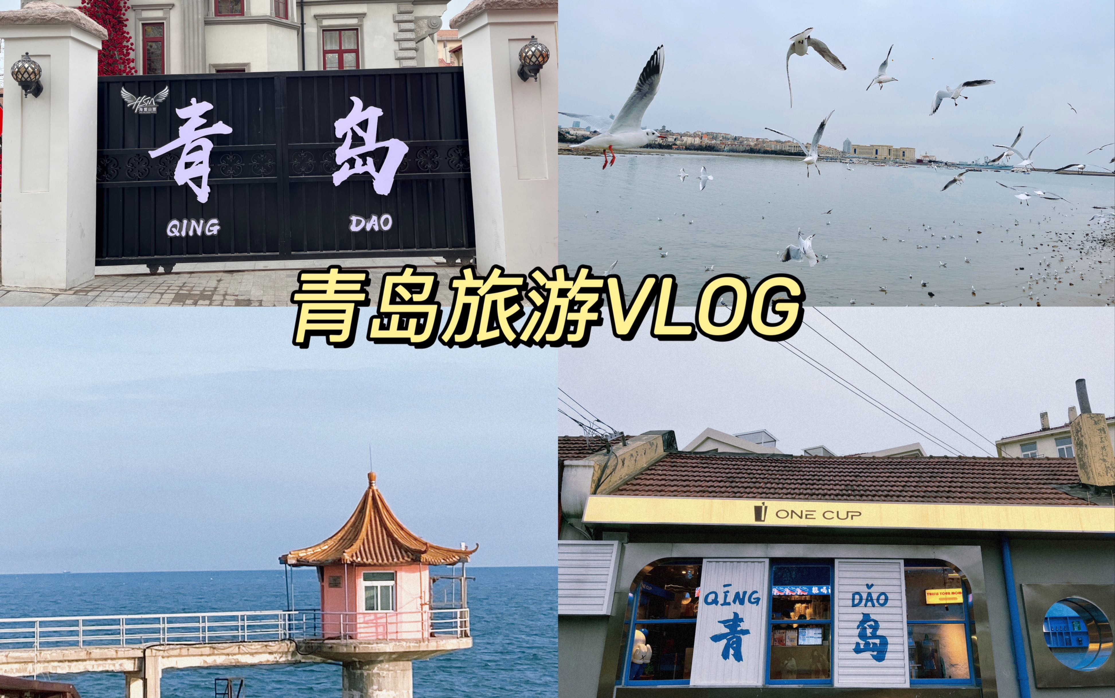 青岛旅游Vlog 小麦岛真美呀 日出日落都看了 每天都呆在海边 大海也看够了哔哩哔哩bilibili