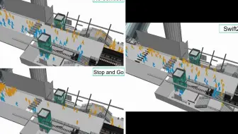MassMotion应用-建筑篇：SwiftZap穿行式洗手液装置行人仿真分析2