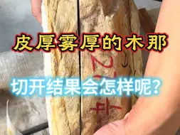 下载视频: 皮厚雾厚的木那，切开结果会怎样呢？