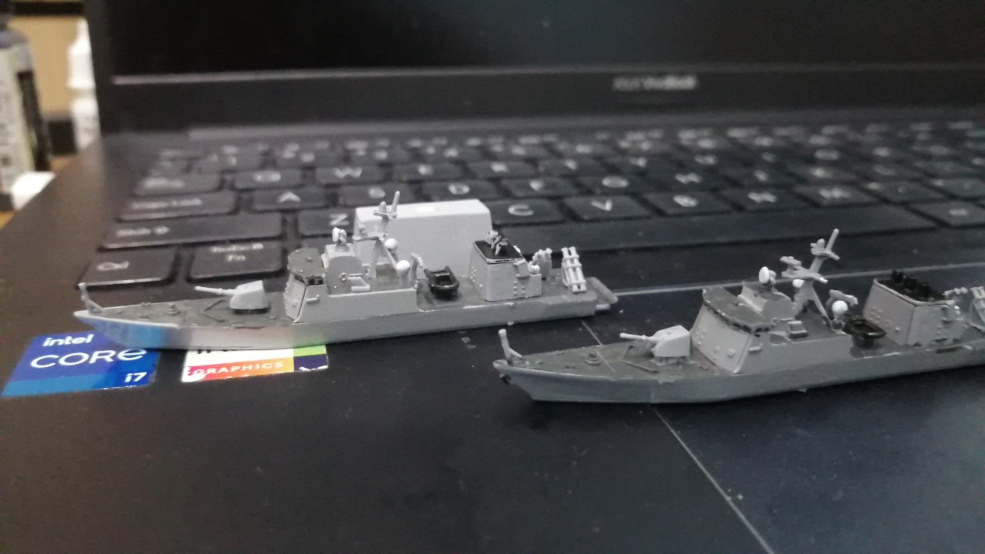 一起来拼模型吧~1:700 海自 隼级导弹艇 田宫模型