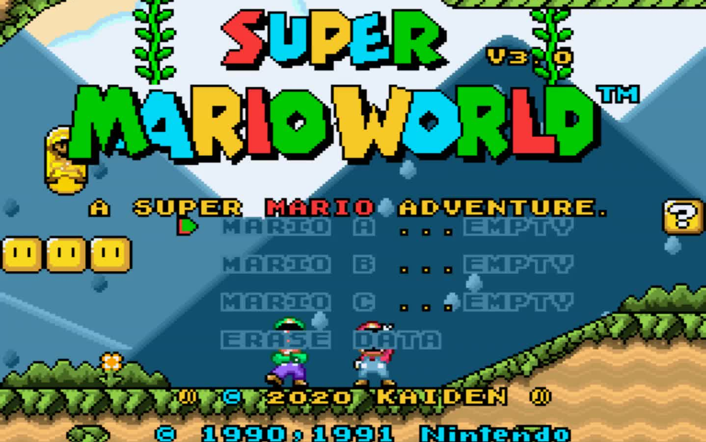 [图]【超级马里奥世界改版工作室系列——KaidenThelens】《SMW A Super Mario Adventure》游戏通关全流程（十一月更新中……）