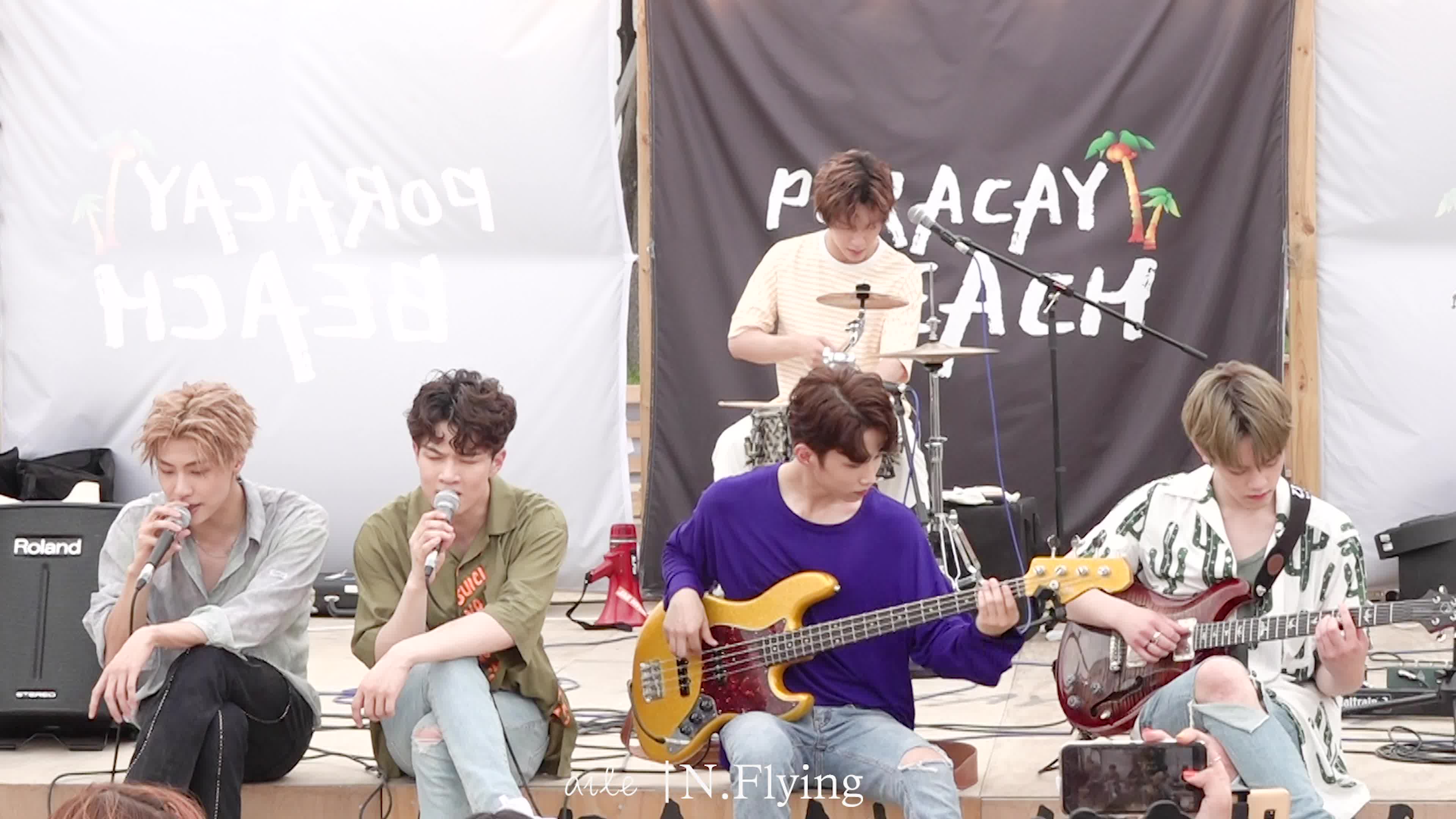 【nflying】190726新飞浦项海边公演<在小巷里>全体直拍