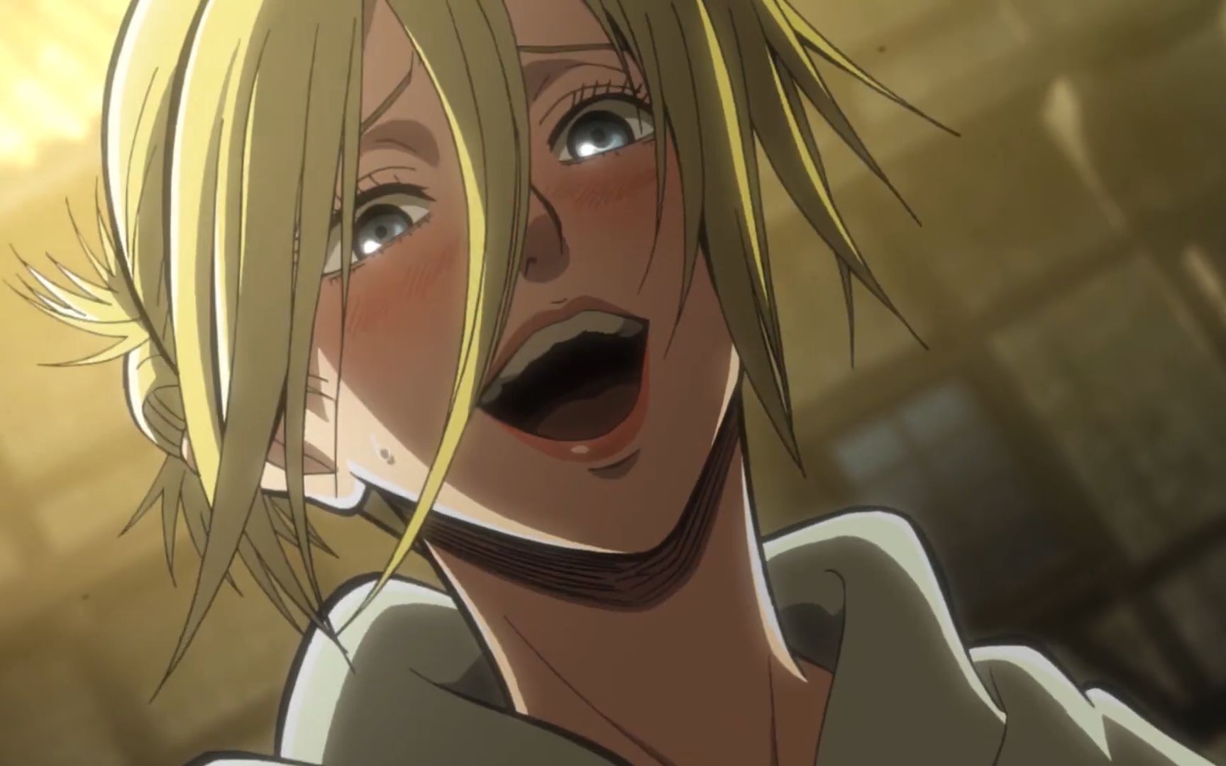 阿尔敏凭借自身聪慧,猜出亚妮巨人的身份,却并未将其引入陷阱