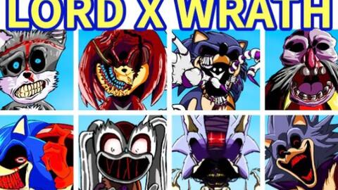 VS Lord X Wrath1.0 FULL All Bonus Codes (New Triple Trouble) FNF Mod/Sonic. EXE_音游热门视频