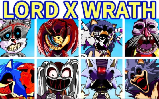 VS Lord X Wrath1.0 FULL All Bonus Codes (New Triple Trouble) FNF Mod/Sonic. EXE_音游热门视频