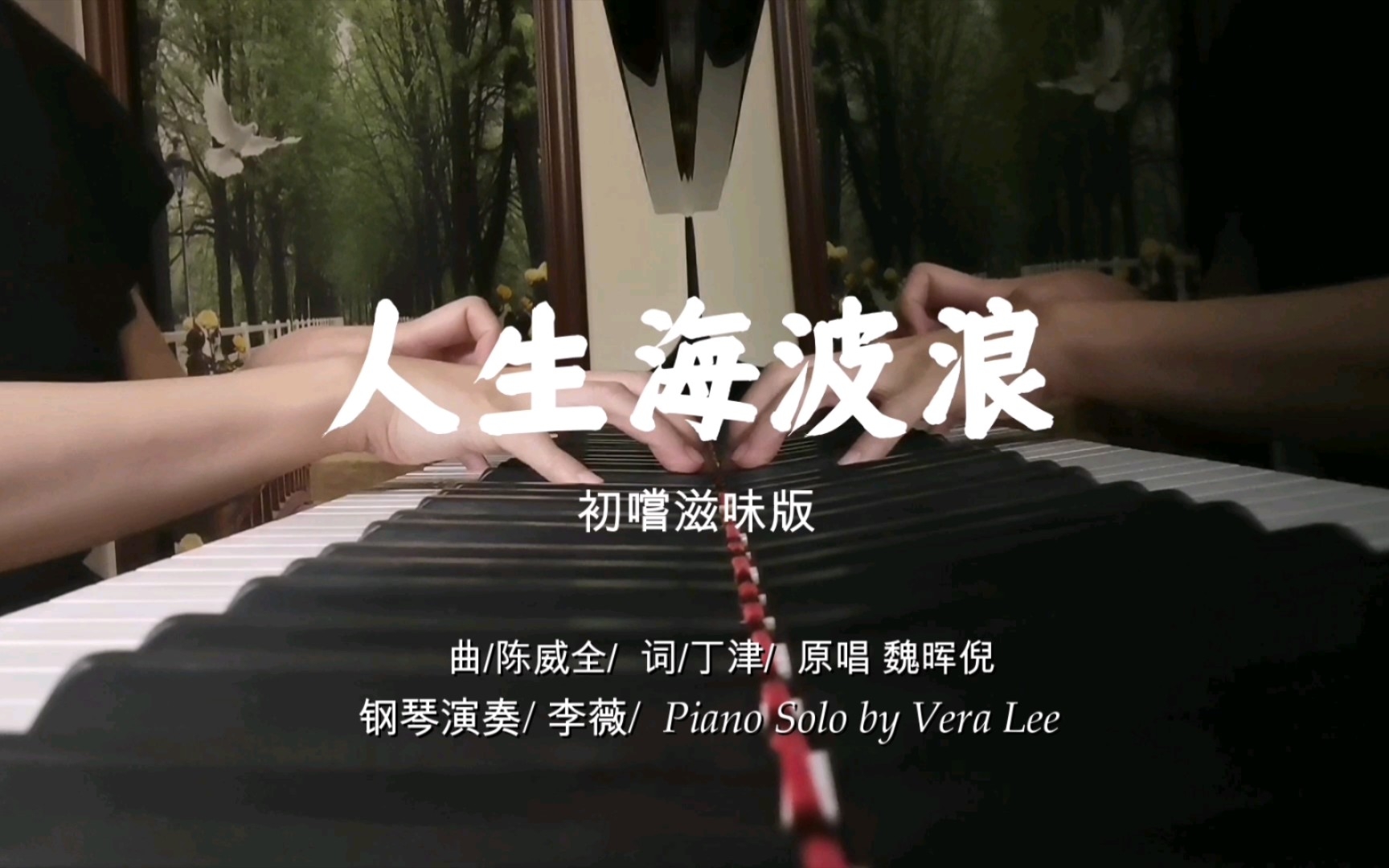 [图]钢琴|《人生海波浪-闽南语歌曲》-【李薇Vera Lee钢琴演奏】