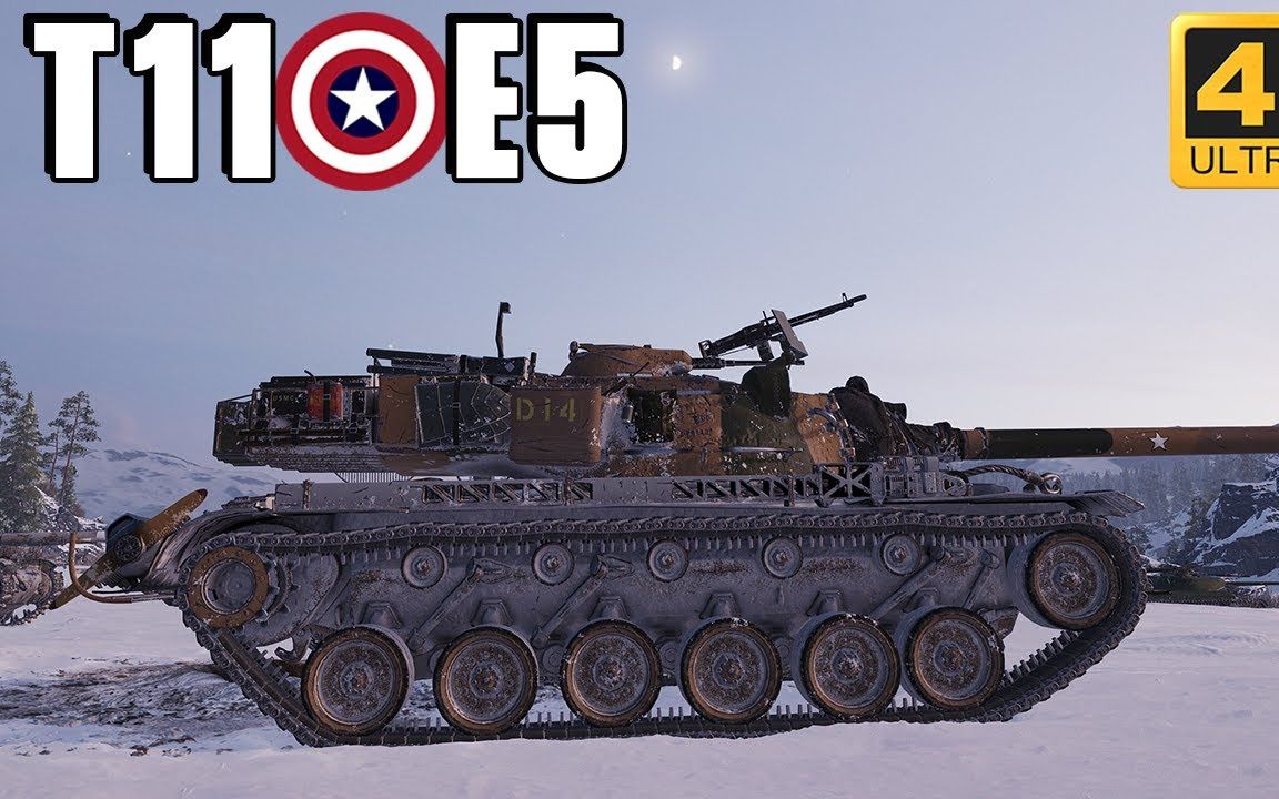 坦克世界·world of tanks 美系t110e5 万伤 七杀 10881输出(第三百一