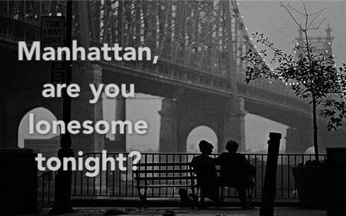 [图]伍迪艾伦×猫王 | Manhattan,are you lonesome tonight?