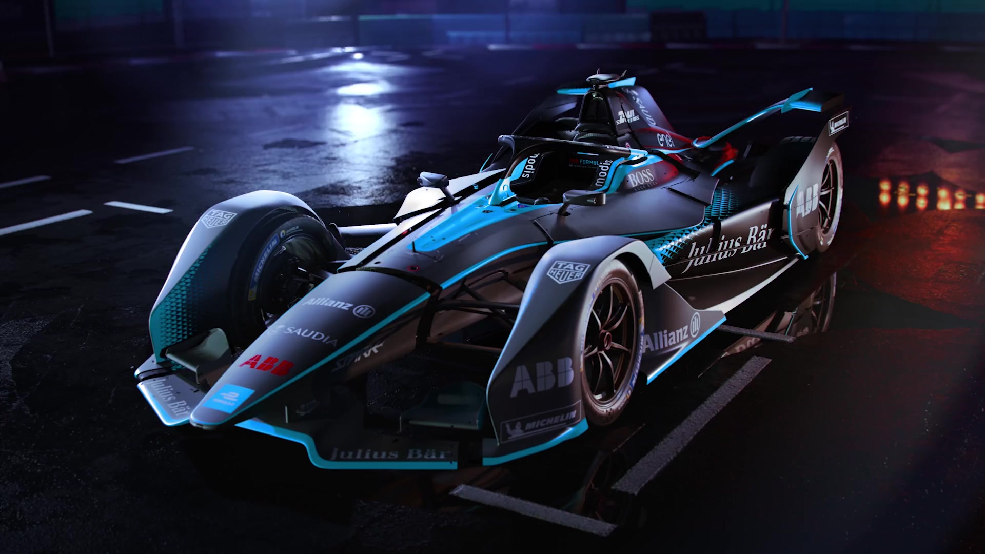 [动态设计] 电动方程式第二代车型爆炸图 formula e gen2 car