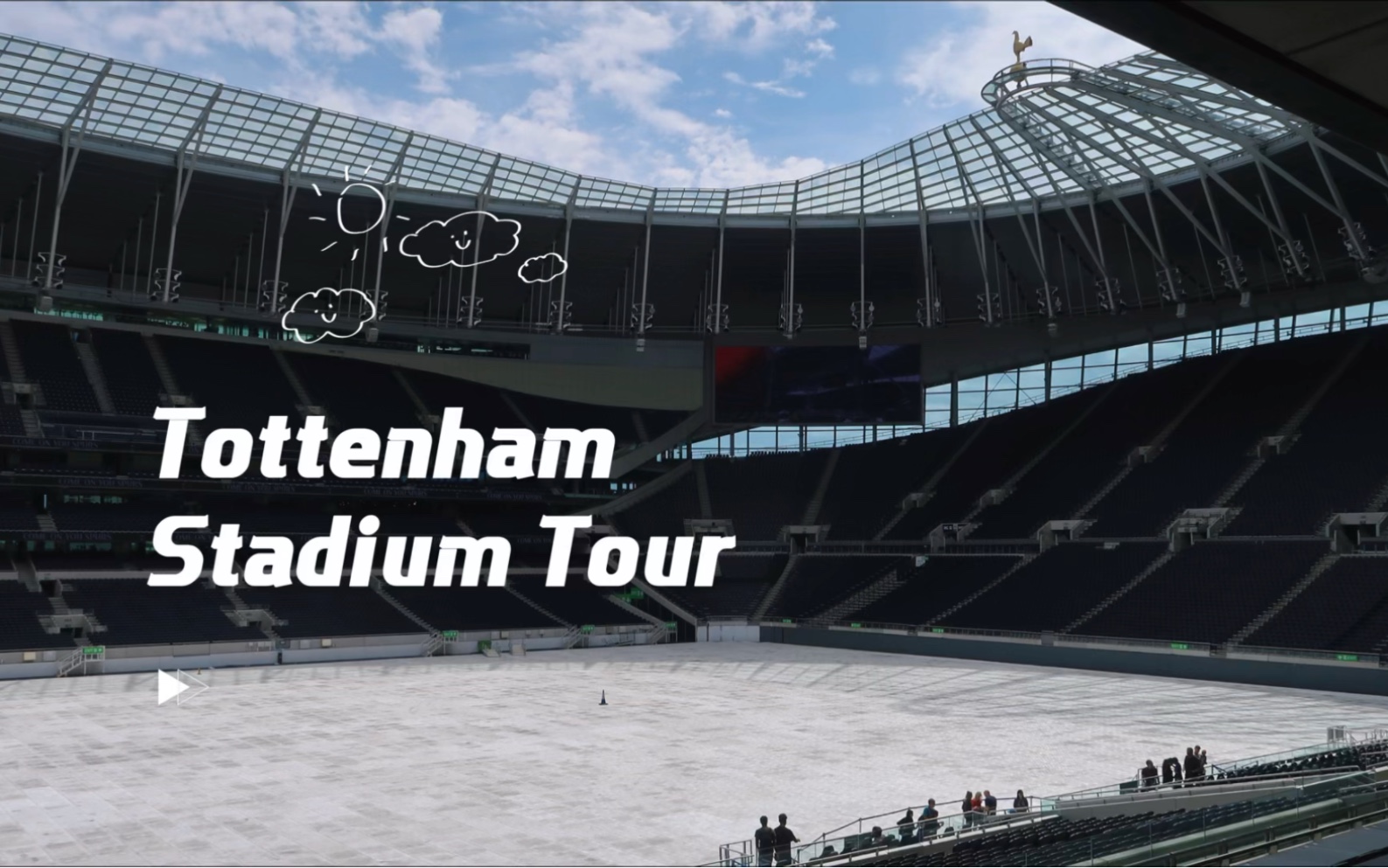 vip包厢是真的牛,热刺球场没有草-托特纳姆热刺球场tour