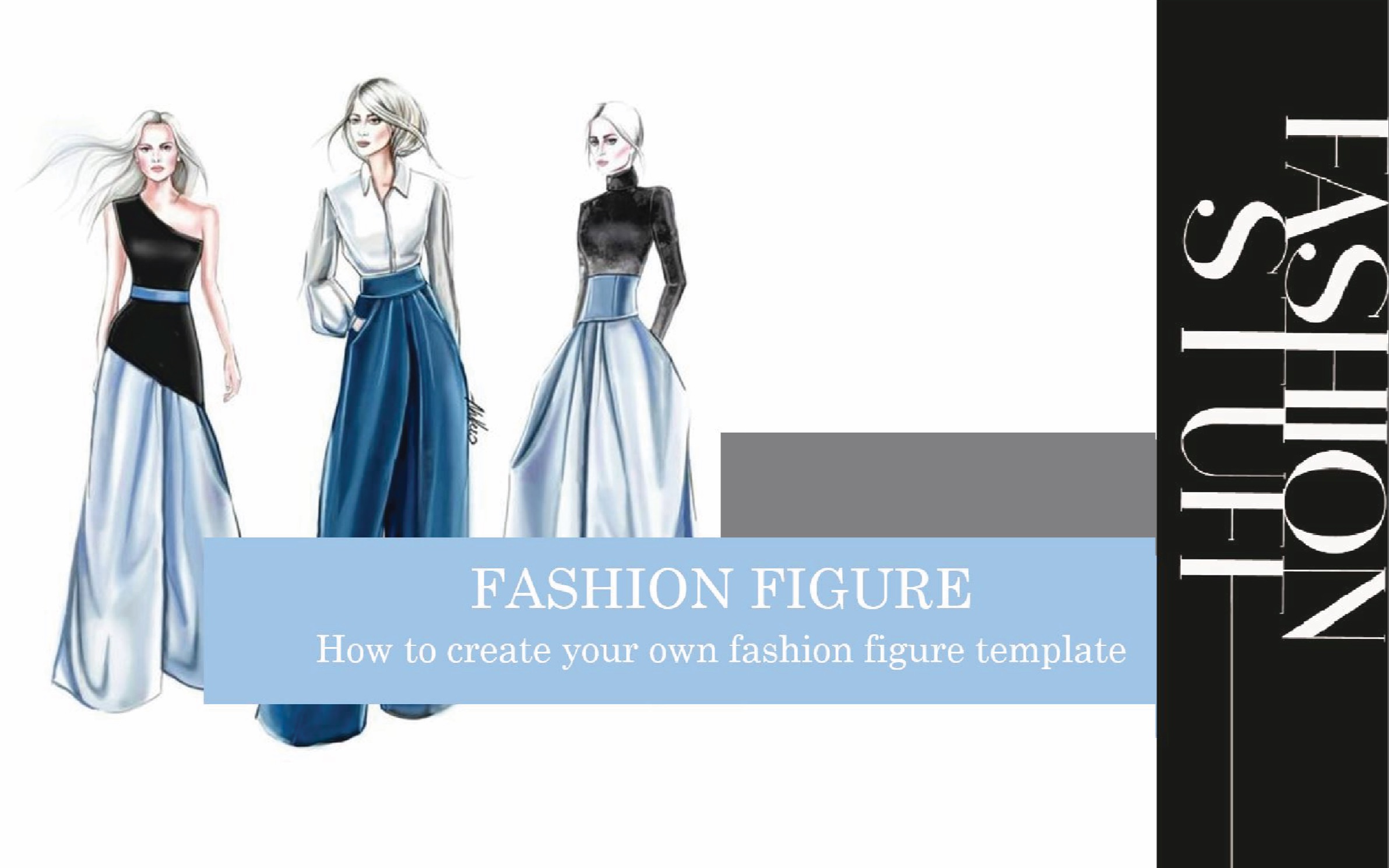 什么是时装效果图 如何创作时装效果图模版 FASHION FIGURE TEMPLATE哔哩哔哩bilibili