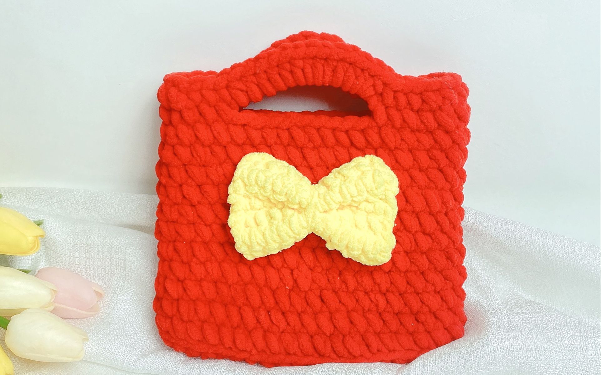 胖丫手作 蝴蝶结包包教程