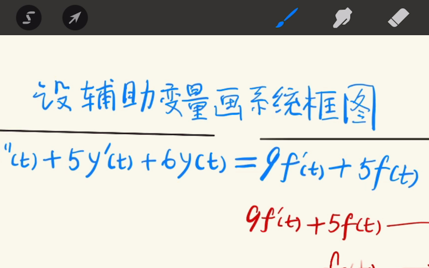 【信号与系统】如何通过微分方程画系统框图哔哩哔哩bilibili