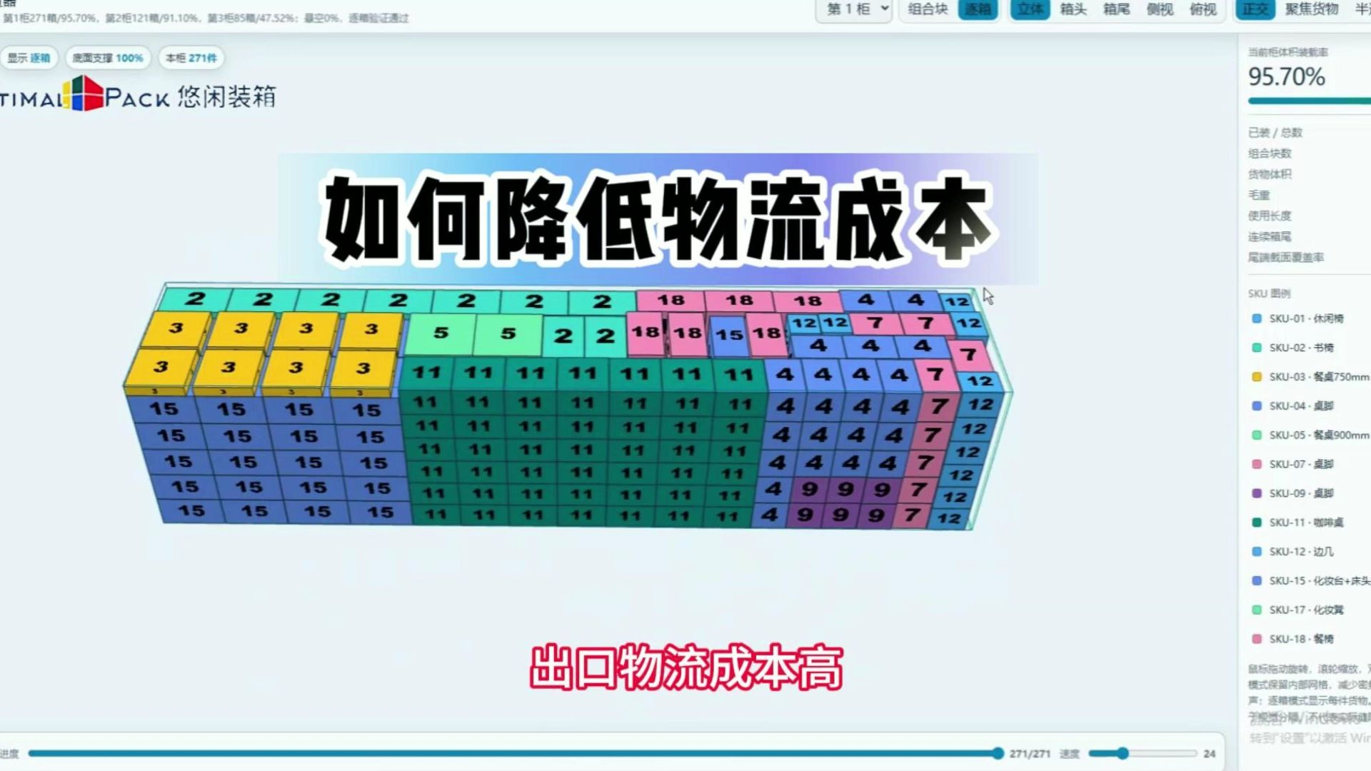 装箱软件告诉你如何节约物流成本