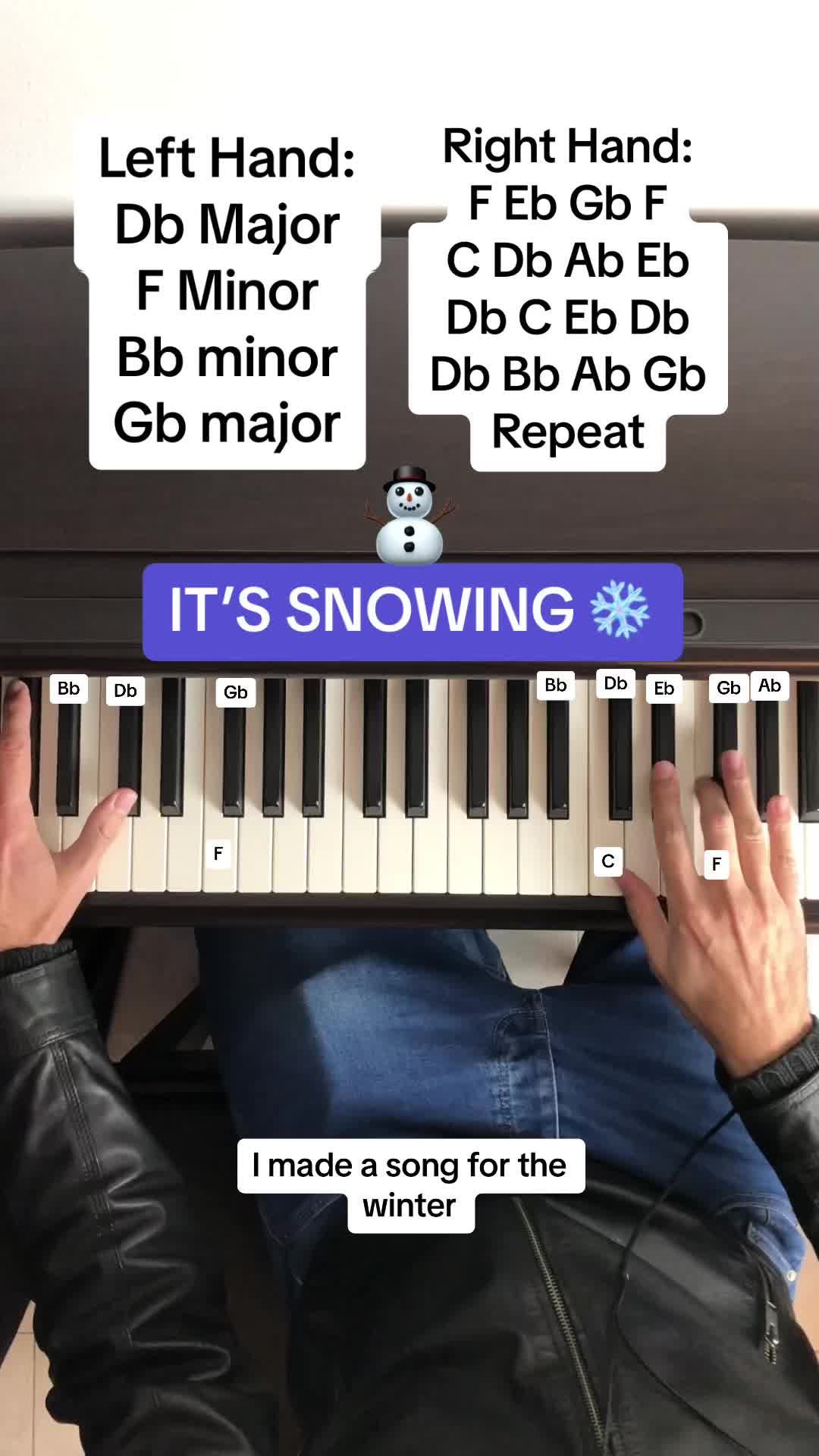 它的snowing #钢琴 #pianosong #mynewsong #wintersong钢琴 #钢琴