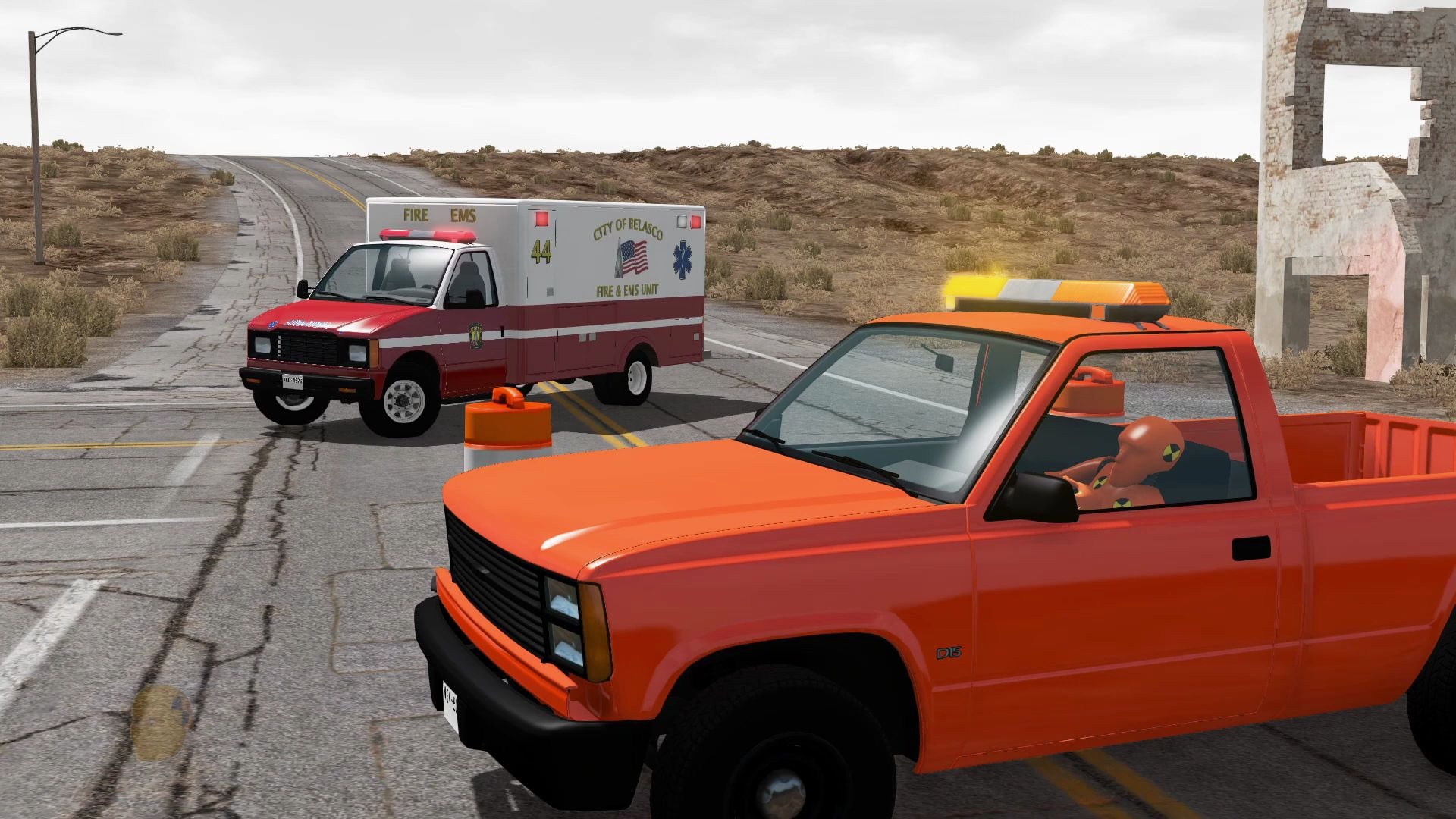 邪恶的碰撞测试假人7beamngdrivebeamngfun