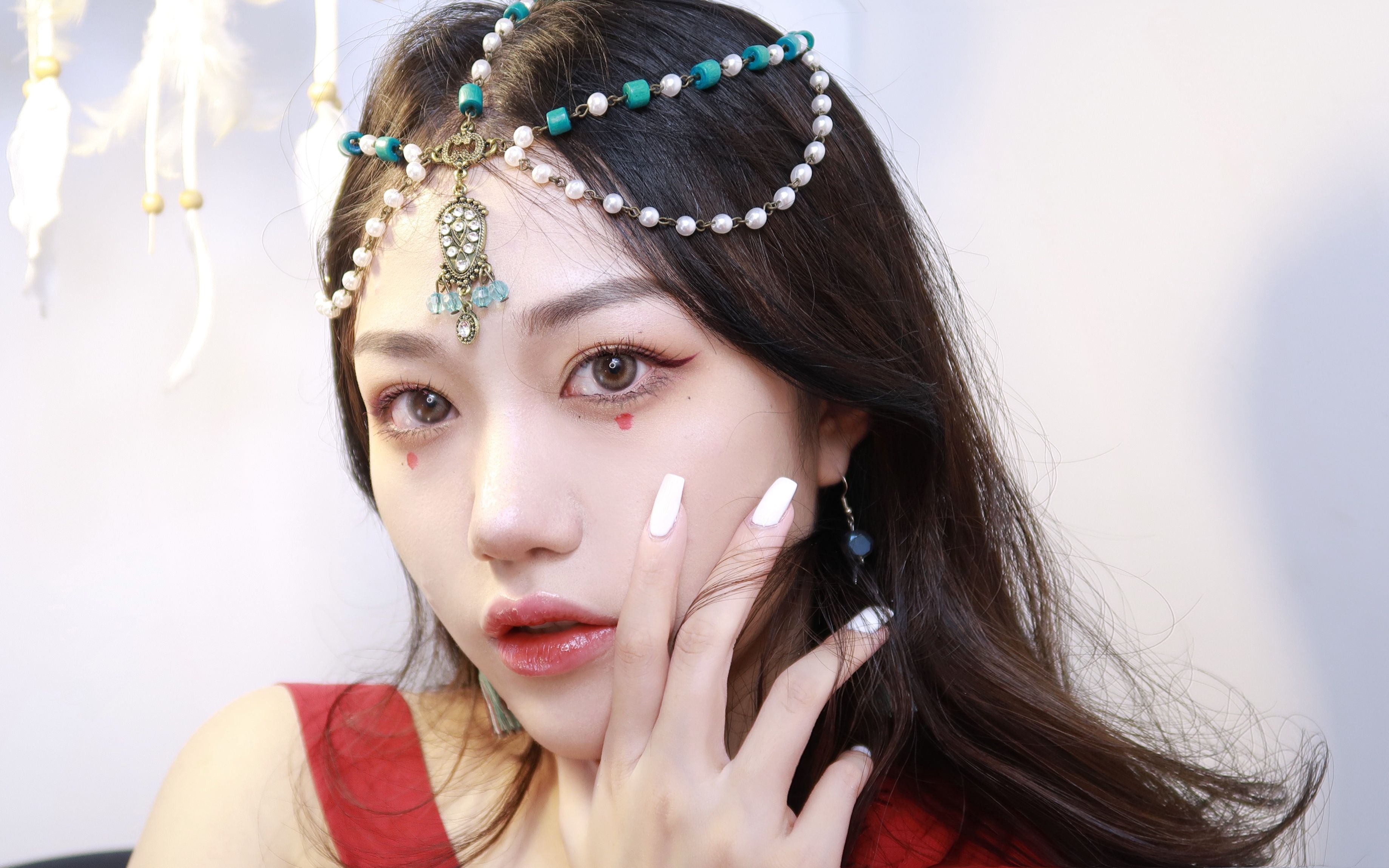 异域风情妆容?这次没翻车了吧!或许能画去敦煌的红色炙热经典系列