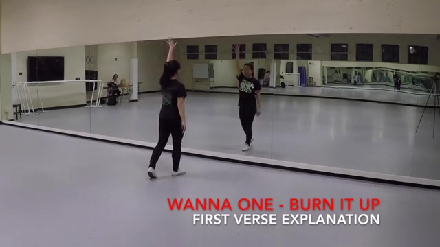 [图]wanna one -burn it up舞蹈分解教学镜面