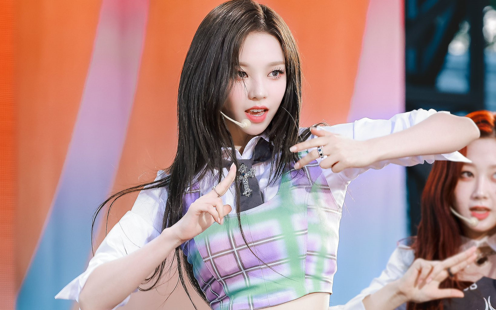 aespa柳智敏karina回归新曲girls首舞台直拍220708