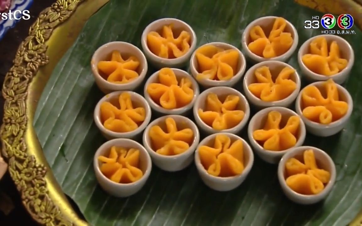 天生一对甜点皇后malee做的点心拾金糕金球和金丝绦