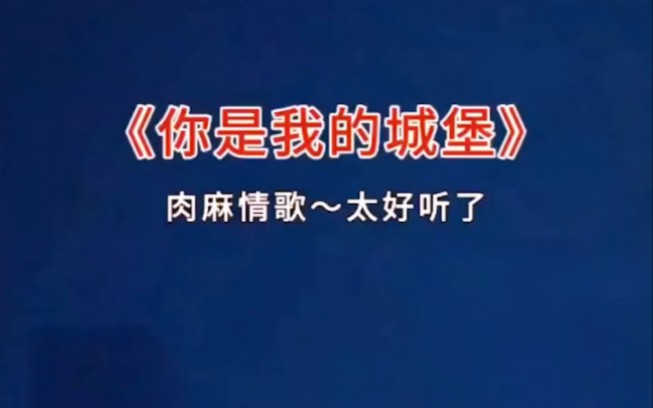 《你是我的城堡》