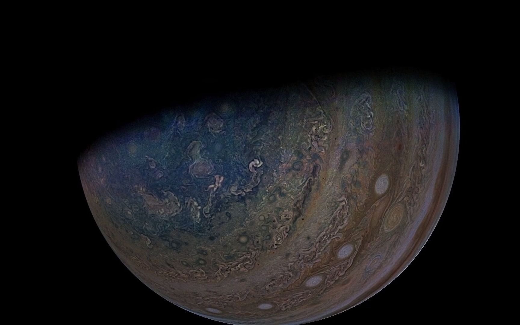 [图]Juno Flies Past the Moon Ganymede and Jupiter, With Music by Vangelis