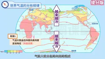 下载视频: 七年级上册地理《气温的分布》全国提分版，课前预习课后复习，一学就会提分必看，快速记忆重点知识，帮助孩子快速提分