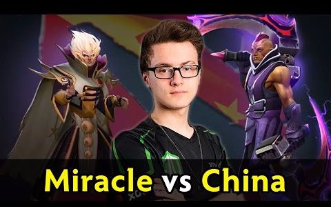 【Miracleⷥ›𝦜之旅】[1080p]Miracle vs China — 9200 MMR vs Chinese pubs哔哩哔哩bilibili