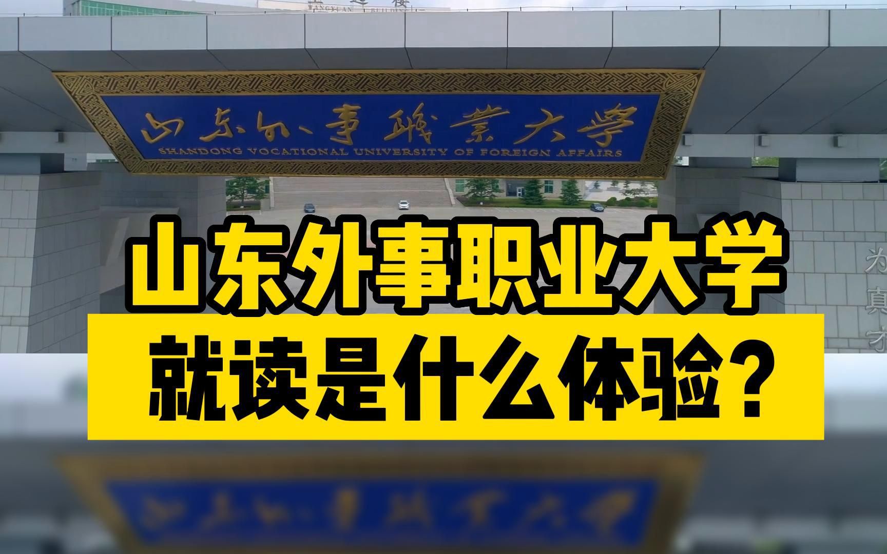 山东外事职业大学,学费怎么这么贵?哎.....就读是什么体验?哔哩哔哩bilibili