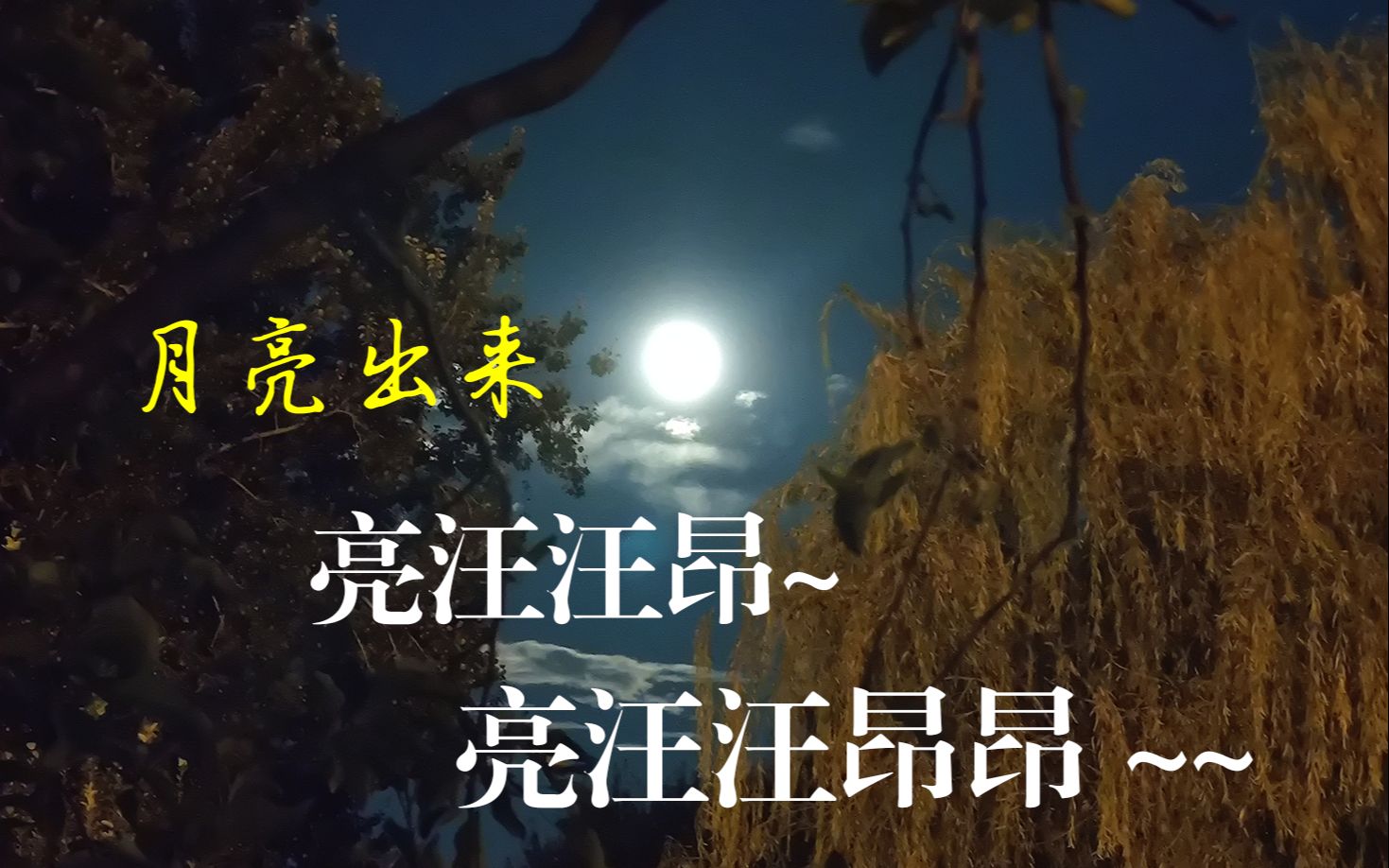 [图]【竹笛翻奏】小河淌水-月亮出来亮汪汪