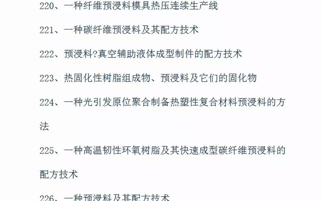 【新版】预浸料生产行业产业链全景分析与可行性研究报告及预浸料生产技术工艺全集哔哩哔哩bilibili