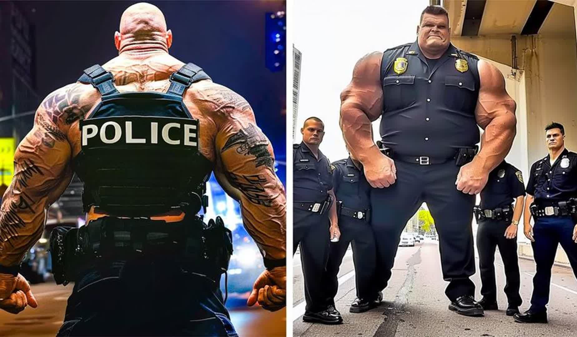 世界上最强壮五位警察,卧推达到272公斤顶级纪录!