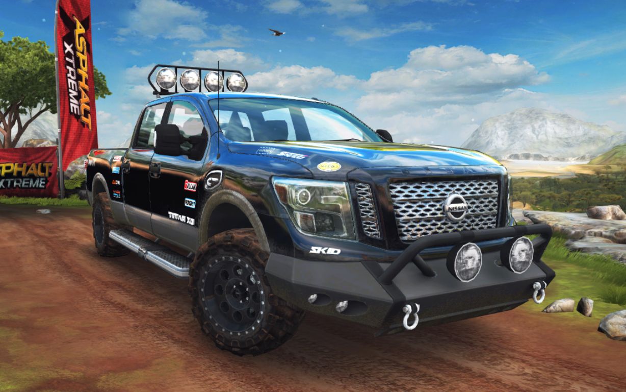 狂野飙车极限越野nissantitanxd挪威寒冰隧道技巧赛完美无损