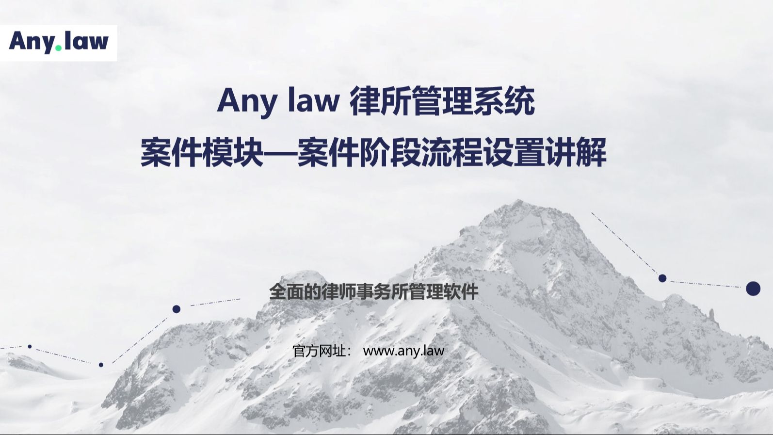 Any.law律所管理系统—案件管理—案件阶段流程设置哔哩哔哩bilibili