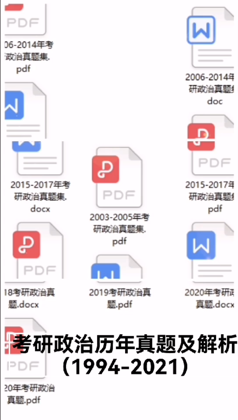 考研政治历年真题及解析(19942021年)哔哩哔哩bilibili