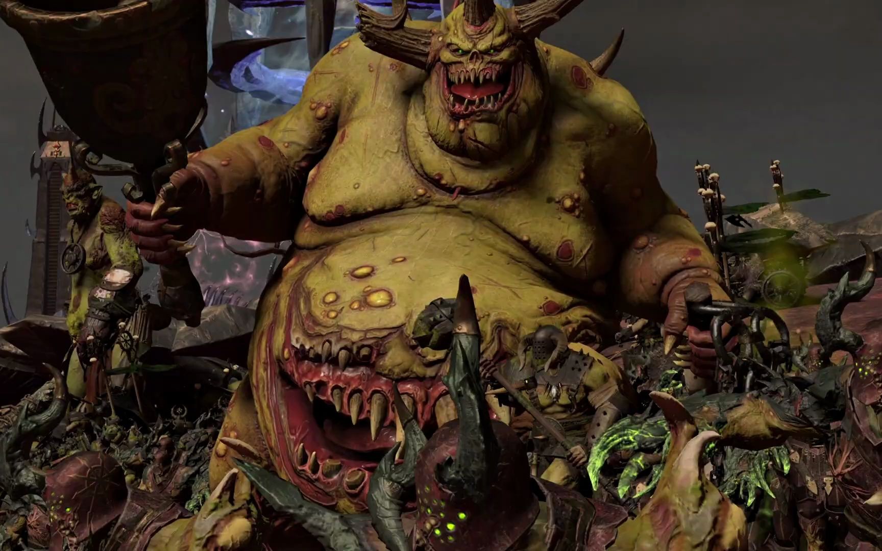 战锤3全面战争电影300暗精灵大战纳垢