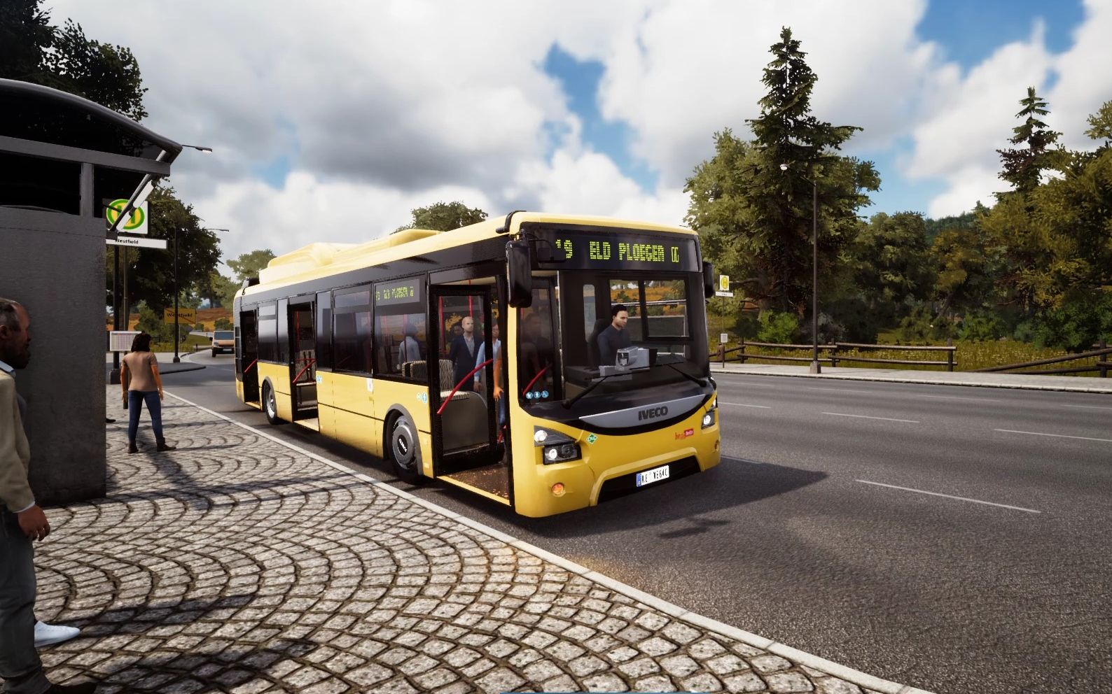 巴士模拟18 开通临线升级站点 | bus simulator 18