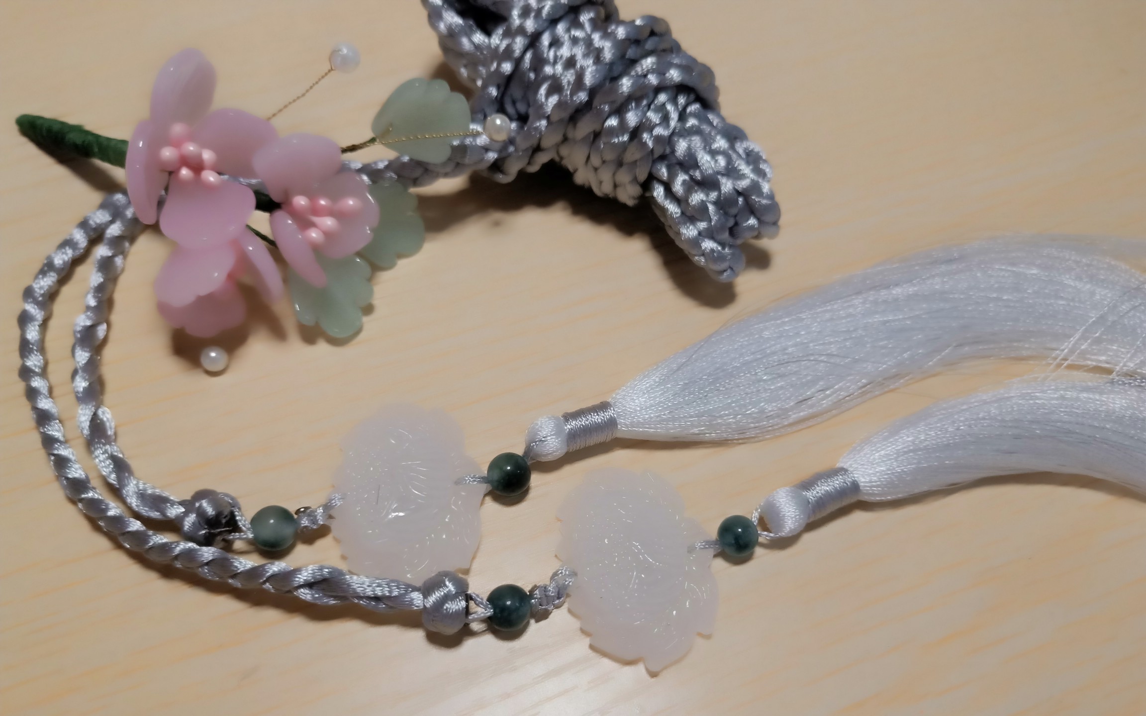 【宫绦制作过程】没有合适的汉服腰带吗,那就自己编一条吧