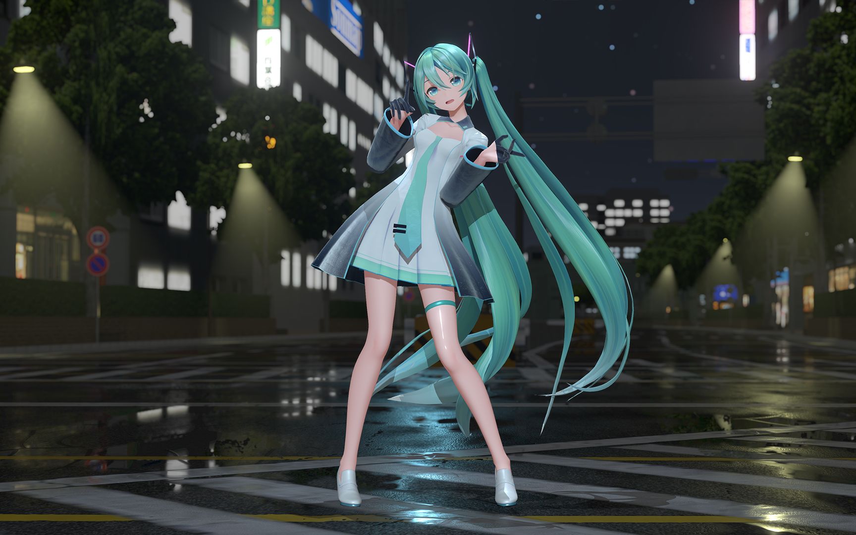 yyb式初音 - ラビットホール [4k/mmd]