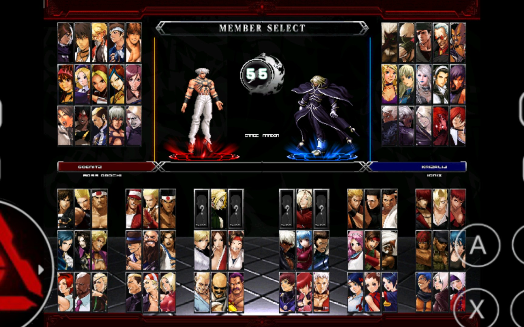 手机exagear玩《KOF13 mugen》下载,拳皇,安卓,手机游戏,单机游戏,电脑游戏,同人游戏,拳皇