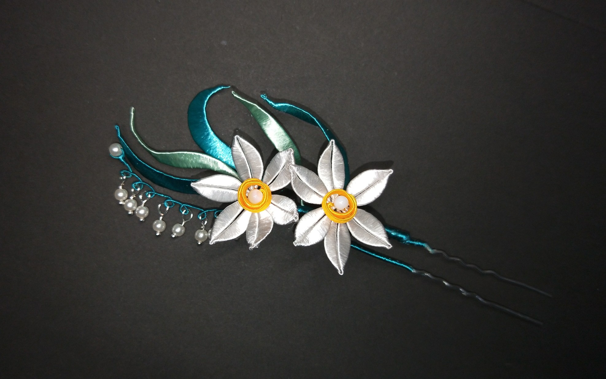 缠花展示花簪还是写意的更好看啊绝对不是为做的不像找借口6106