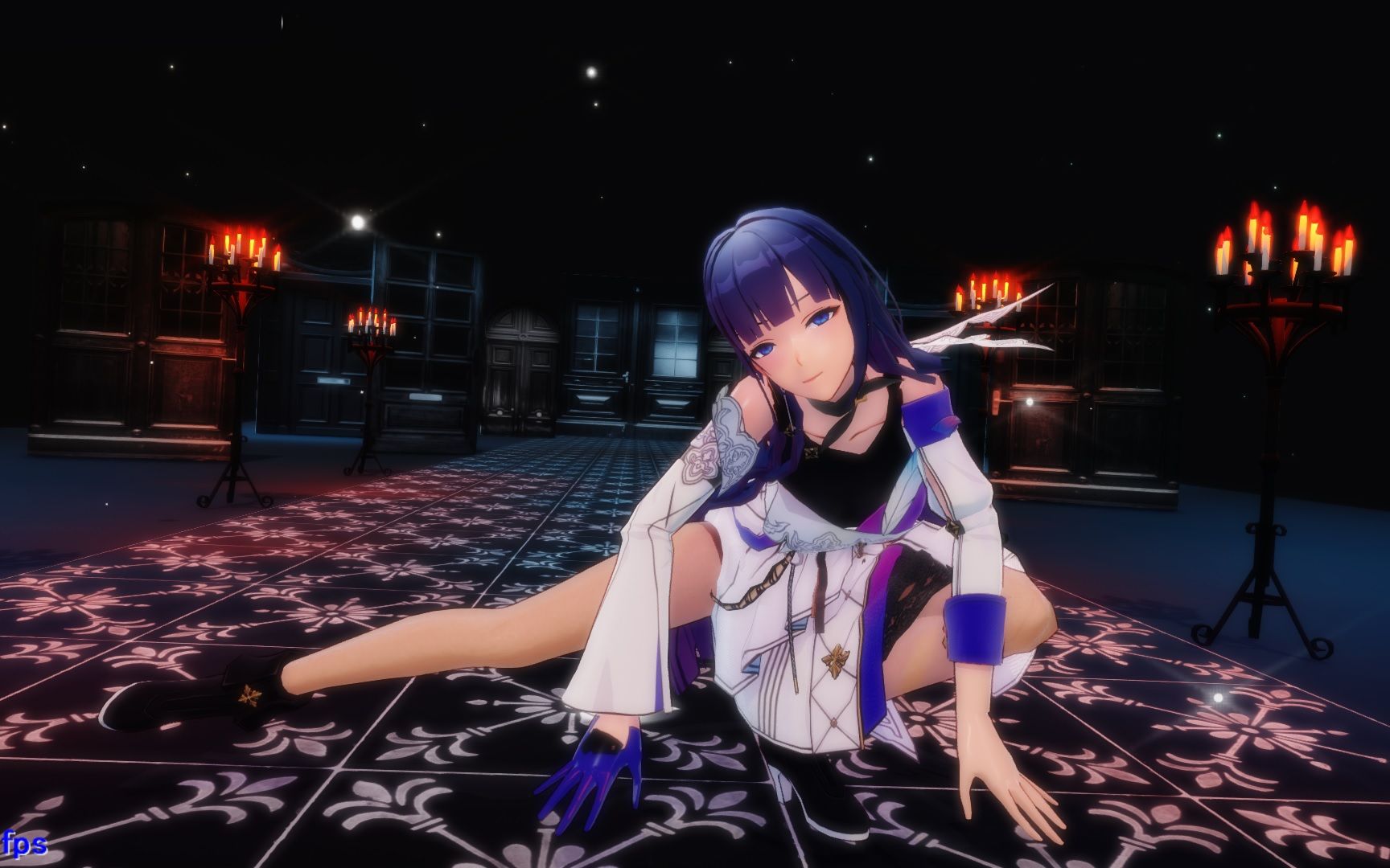 [mmd]aespa(black mamba) / 崩坏(raiden mei)