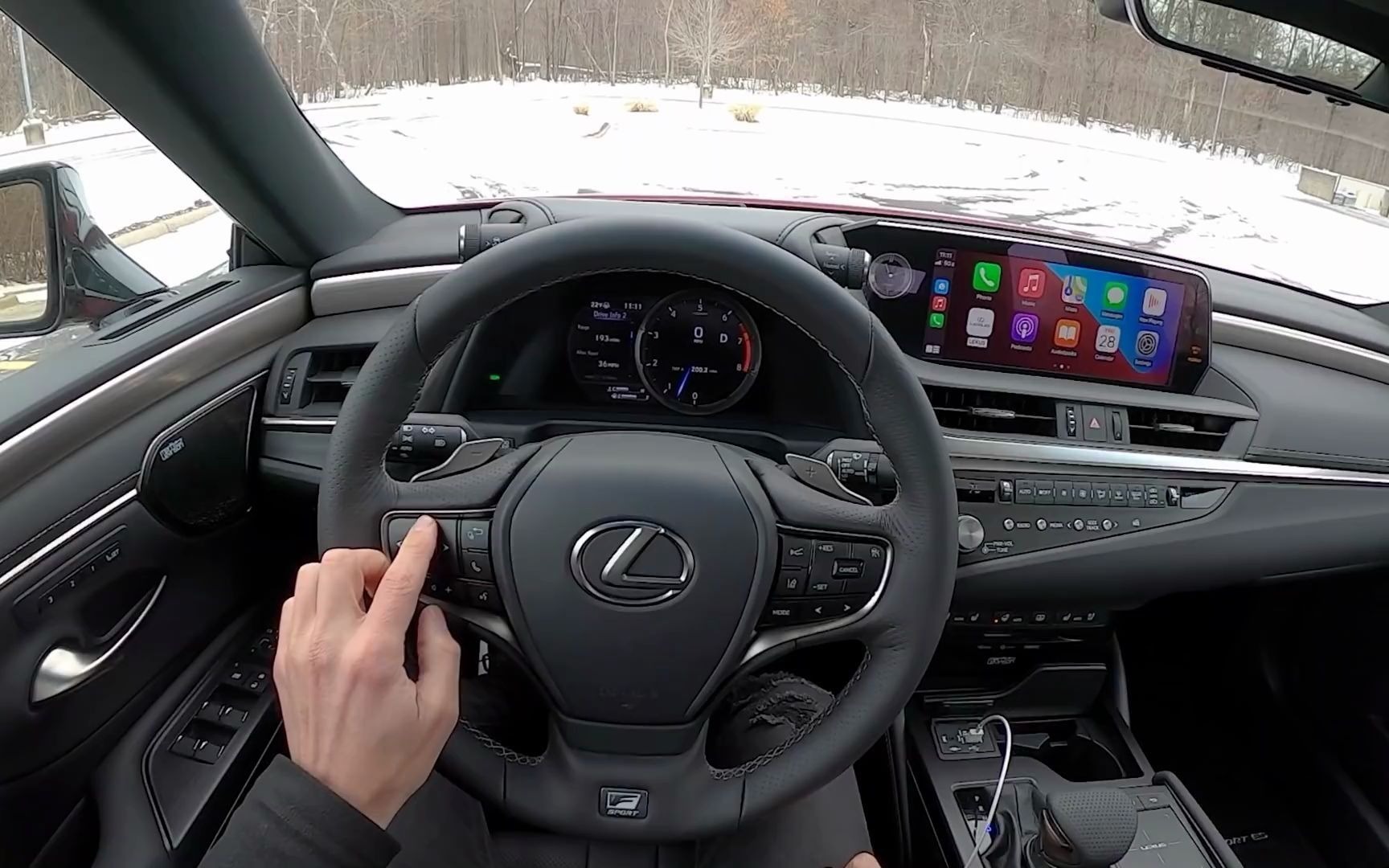 第一视角试驾 2021雷克萨斯es,内饰不错,隔音好