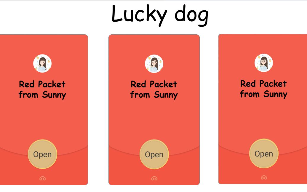 [图]Lucky dog | 多种打开红包的方式（课堂互动课件）