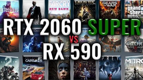 Rtx 2060 super sale vs rx 590