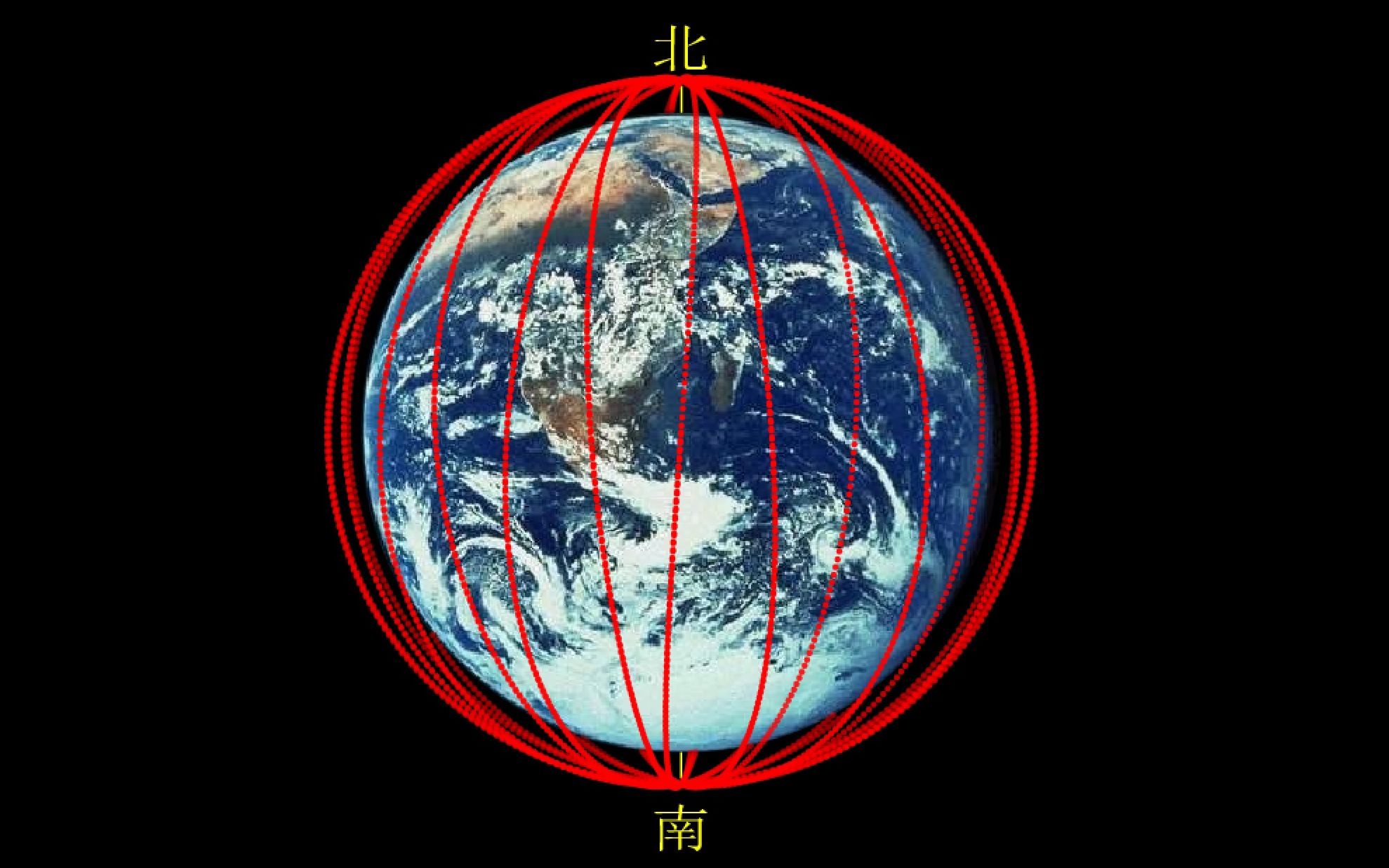 风云一号极轨卫星相对地面的运行轨迹哔哩哔哩bilibili