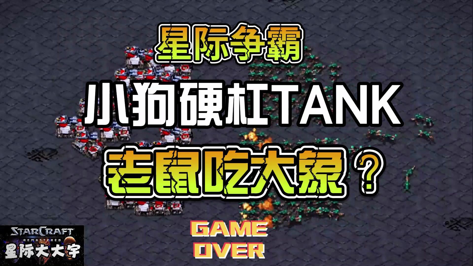 星际争霸之小狗硬杠tank老鼠吃大象!